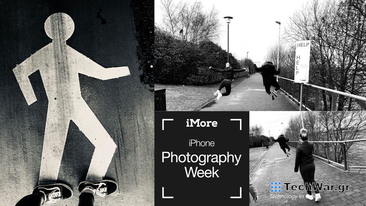 Collage of black and white photos