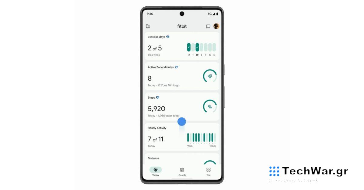 Το Fitbit θα εμφανίζει στατιστικά από όλες τις εφαρμογές Health Connect