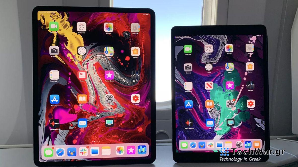 Two iPads side by side