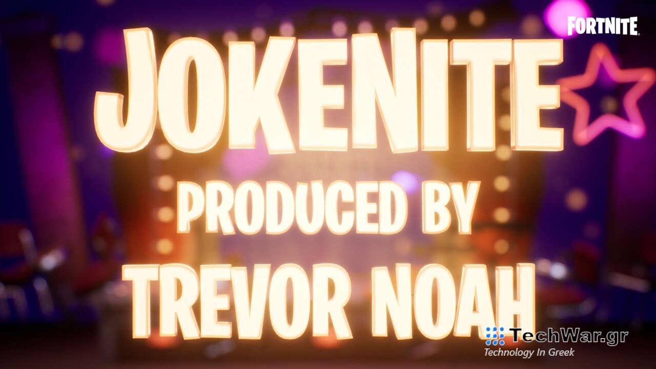 Το JokeNite του Fortnite φέρνει τη Standup Comedy στο παιχνίδι, σε παραγωγή Trevor Noah
