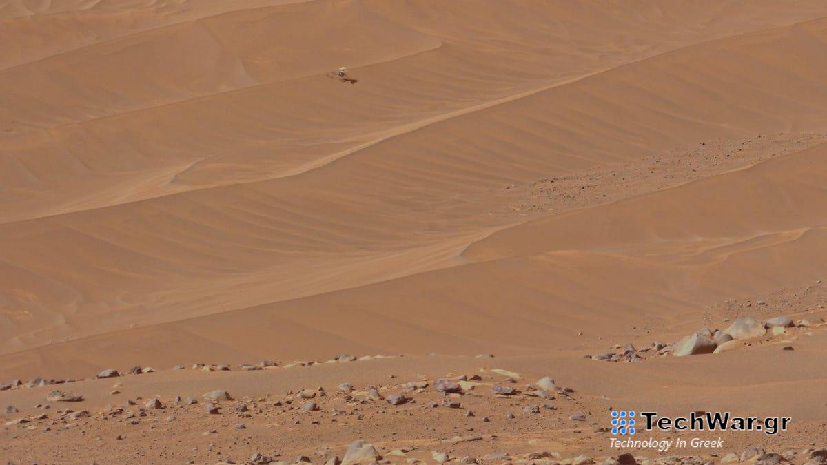 Το Perseverance Rover εντόπισε το κατεστραμμένο ελικόπτερο της NASA στην τελική του θέση