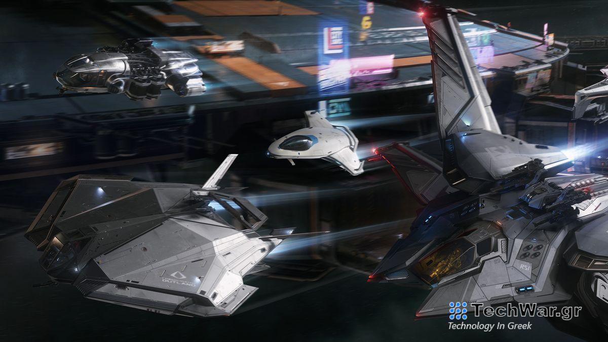 Key art for Star Citizen Free Fly event.