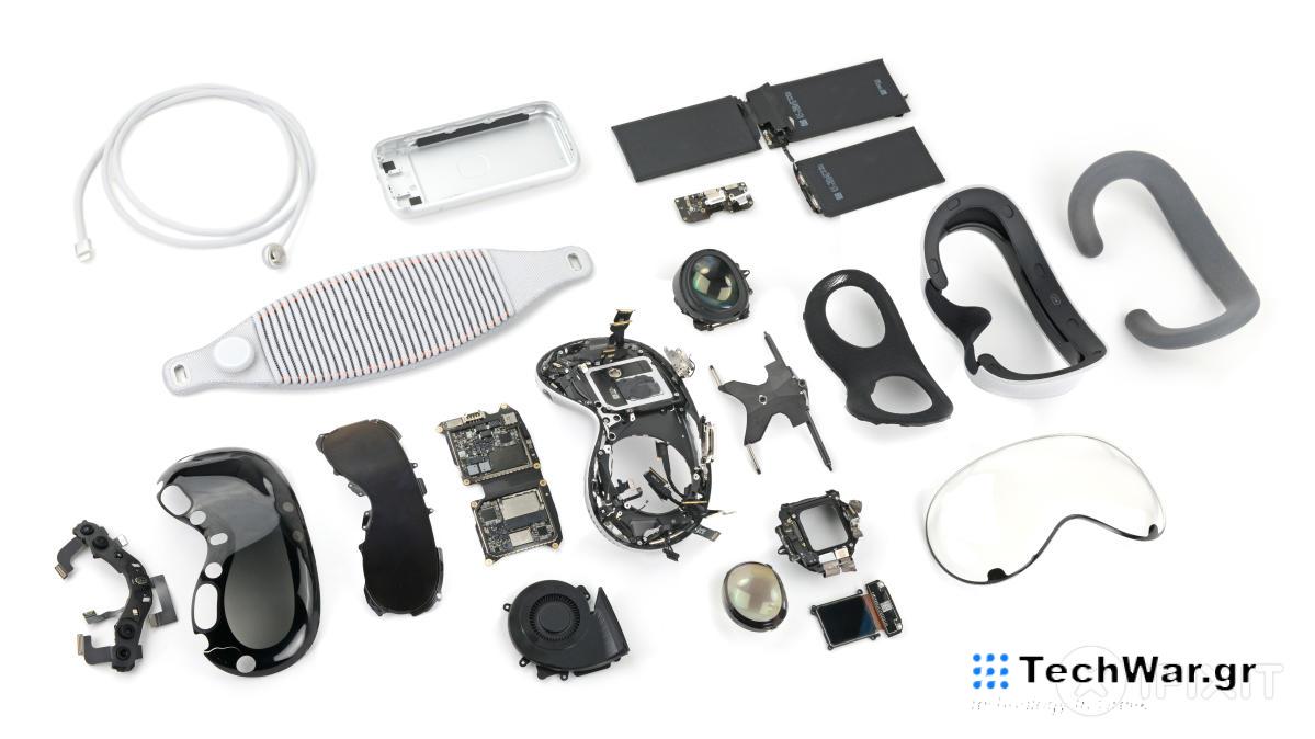 Το Teardown του Apple Vision Pro αποδομεί την περίεργη εμφάνιση της οθόνης EyeSight