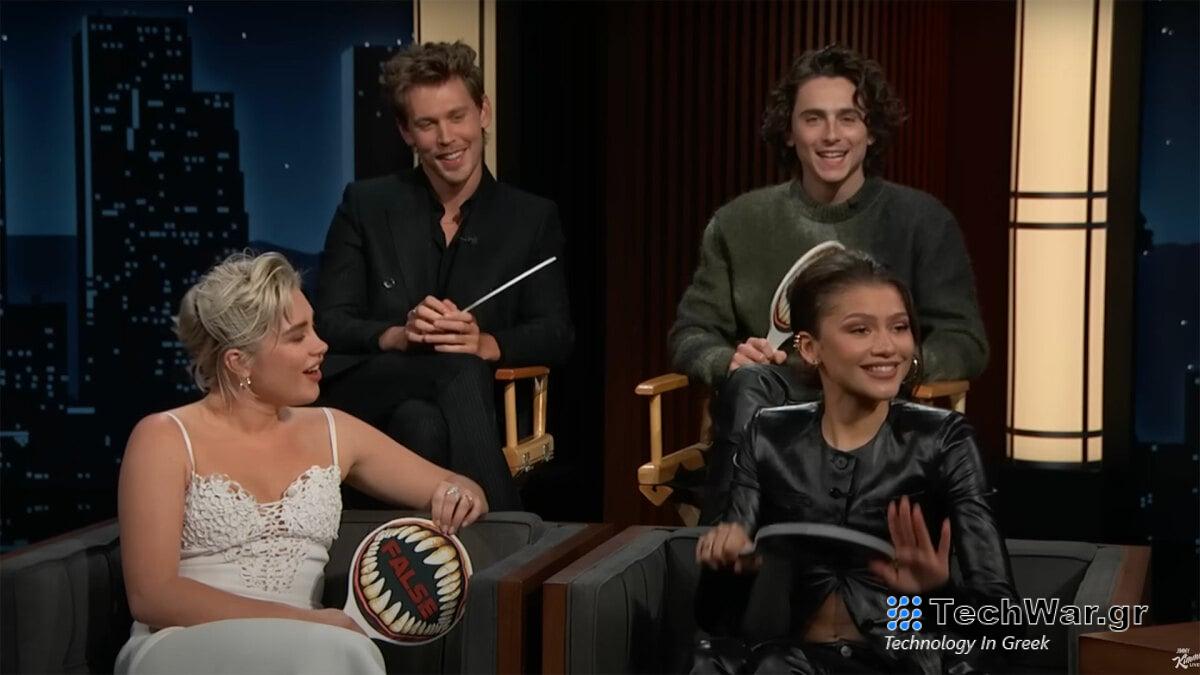 Το καστ του «Dune: Part Two» παίζει το παιχνίδι «True or False».
