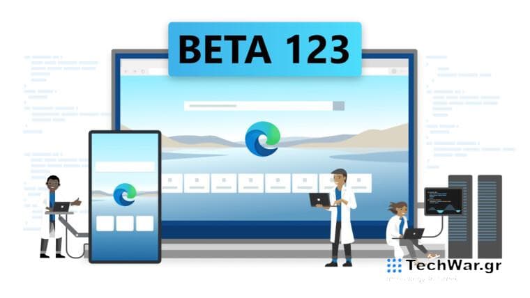 People working on Microsoft Edge 123 Beta