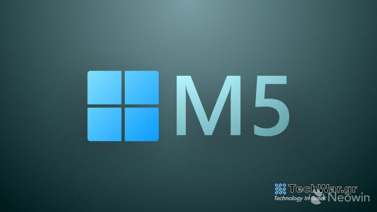 Windows 11 logo with an M5 badge