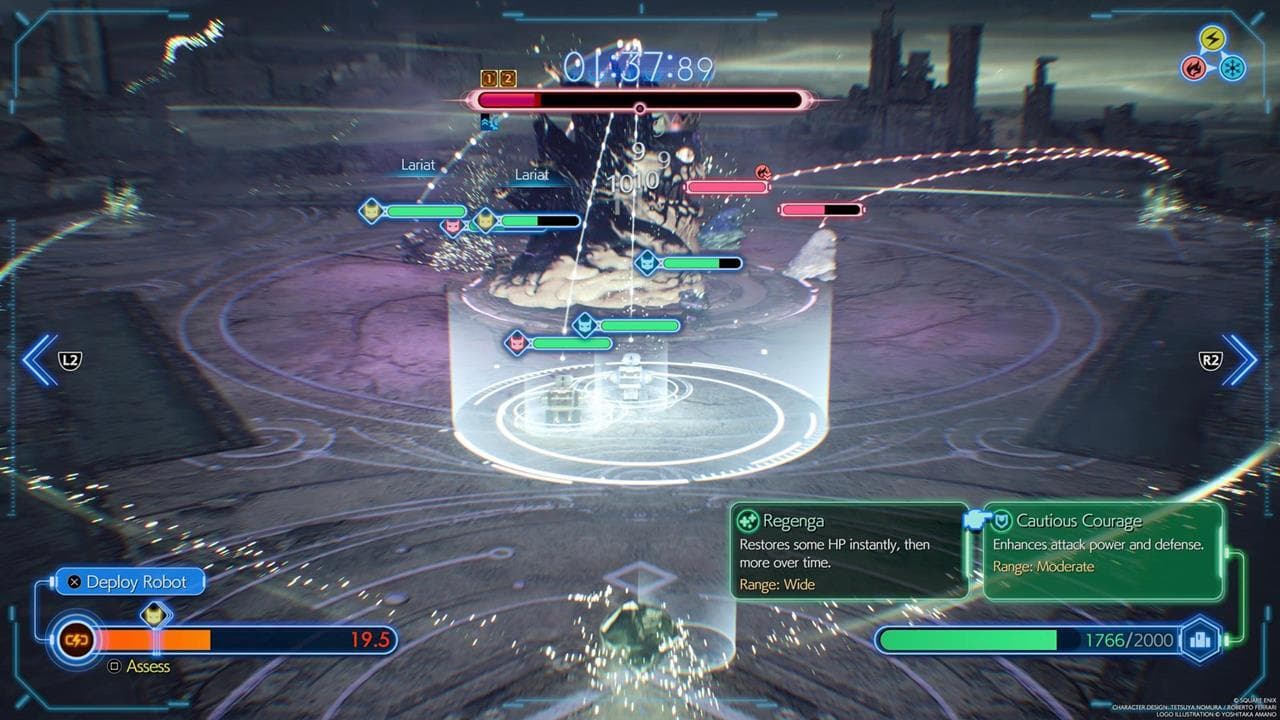 Χρησιμοποιήστε ξόρκια υποστήριξης για να μειώσετε τη ζημιά που προκλήθηκε από το King Flan.