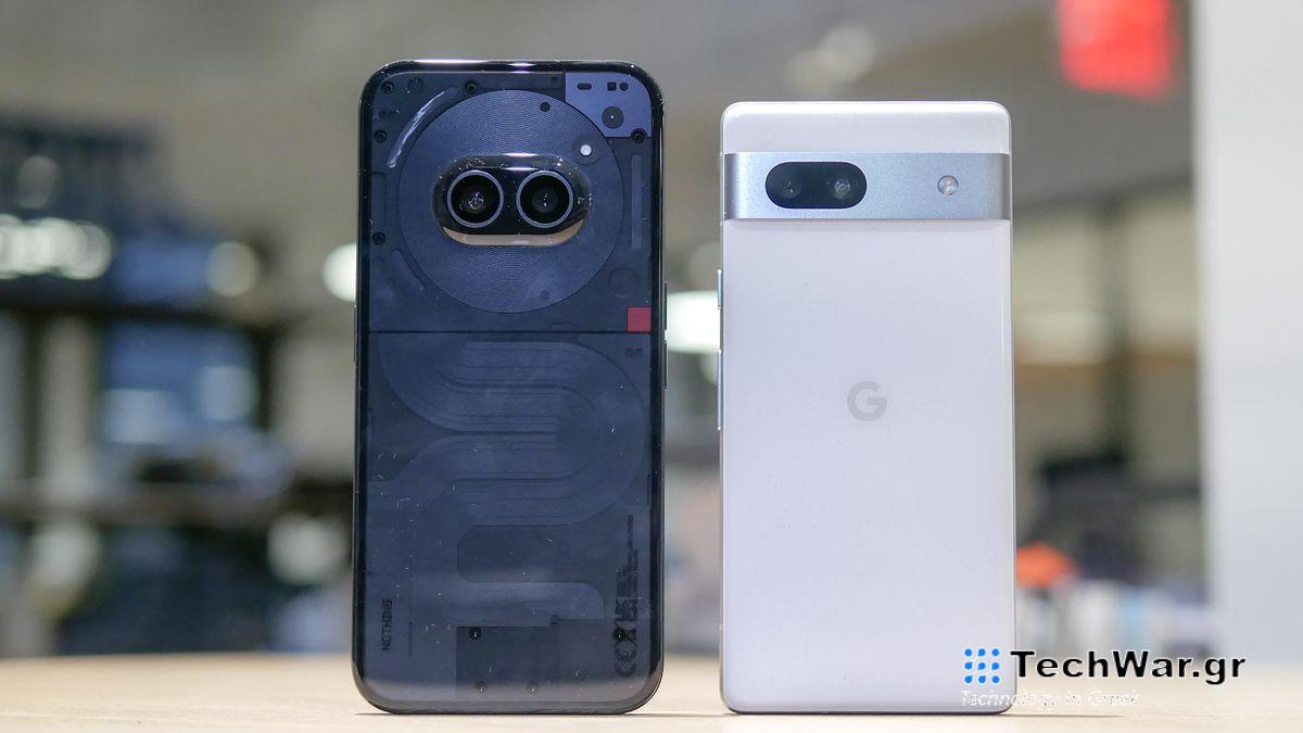 Nothing Phone 2a vs Pixel 7a.