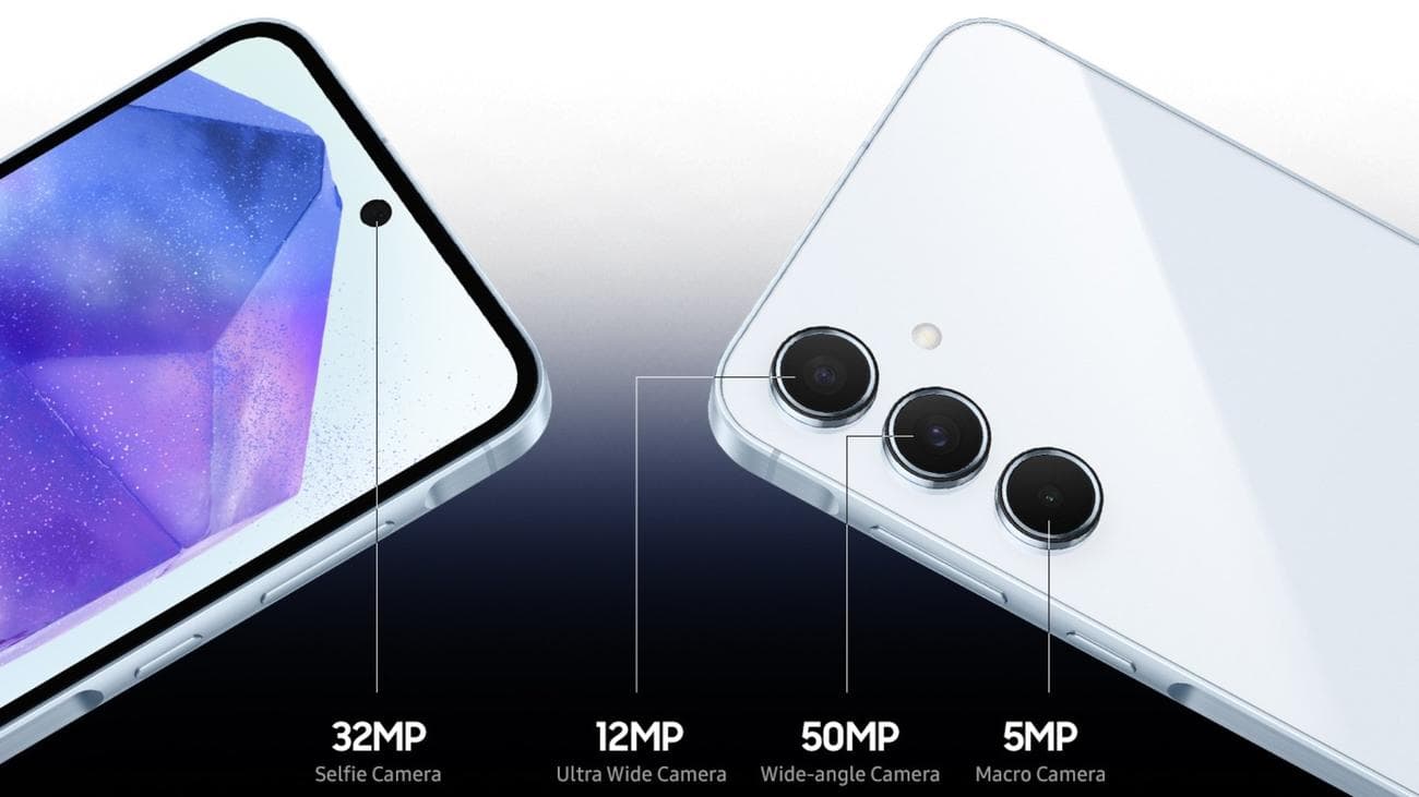 Κάμερες Samsung Galaxy A55
