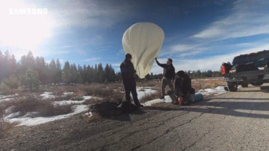 Ρύθμιση αερόστατου Samsung Galaxy S24 Ultra Earth Space