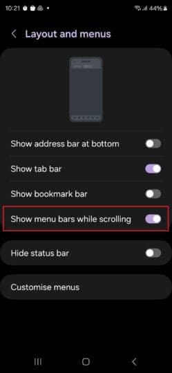 Ενημερωμένη έκδοση beta του Samsung Internet