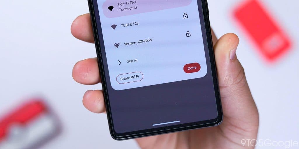 Μοιραστείτε την επιλογή Wi-Fi τον Μάρτιο του 2024 Pixel Feature Drop