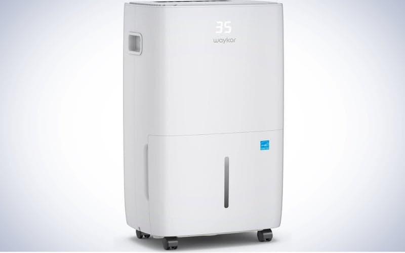 Waykar 130 Pints Dehumidifier on a plain white background.