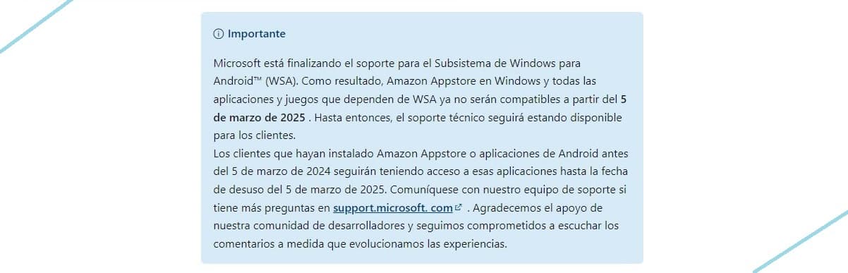 δήλωση Microsoft amazon appstore