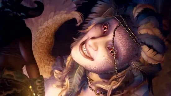 Το όμορφο αλλά τρελό πρόσωπο της σφίγγας, ένας από τους εχθρούς του DD2, αν και δεν είναι μαχητής.