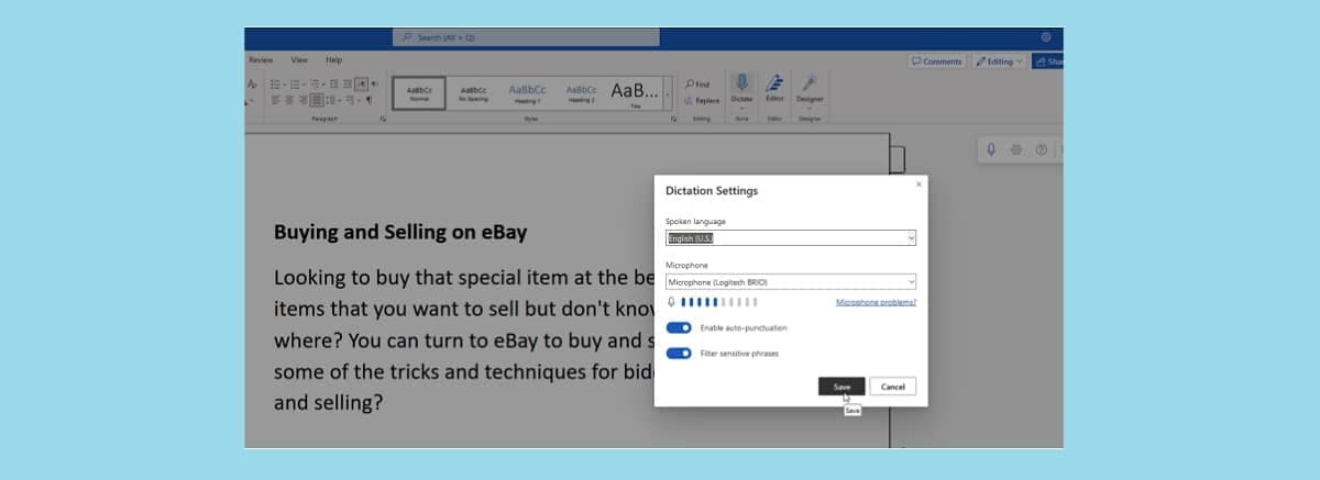 υπαγόρευση λέξης