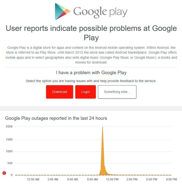 Το Google Play Store κατέρρευσε το πρωί της Τρίτης - Εκτός από το Facebook και το Instragram, έκλεισε και το Google Play Store σήμερα