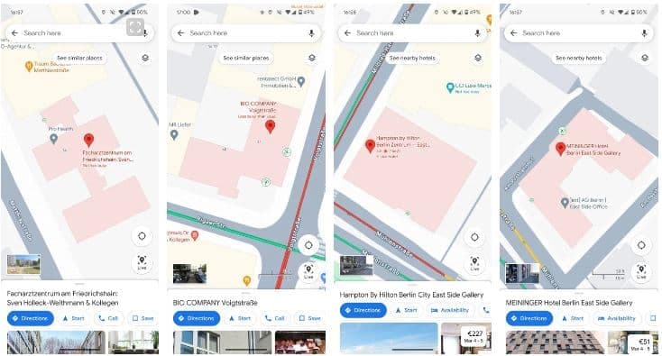 Google Maps, Google Maps: Νέα λειτουργία δείχνει τις εισόδους/εξόδους κτιρίων