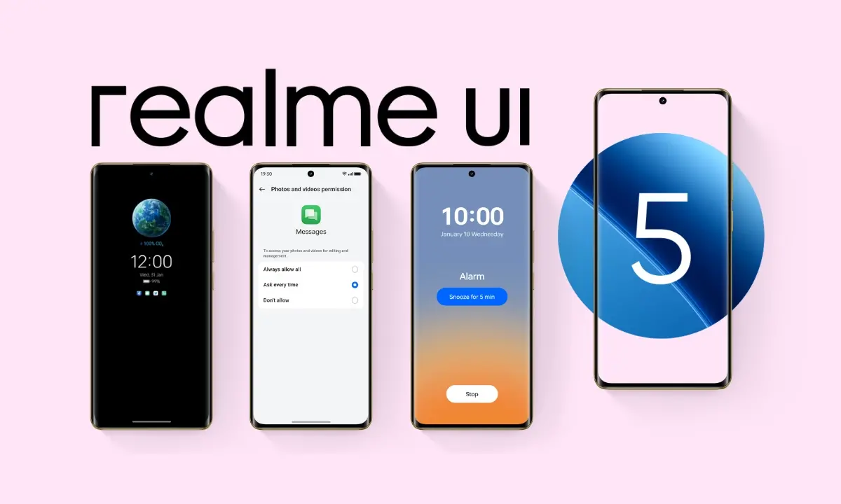 Realme UI 5.0 που βασίζεται σε μη κατάλληλες συσκευές Android 14
