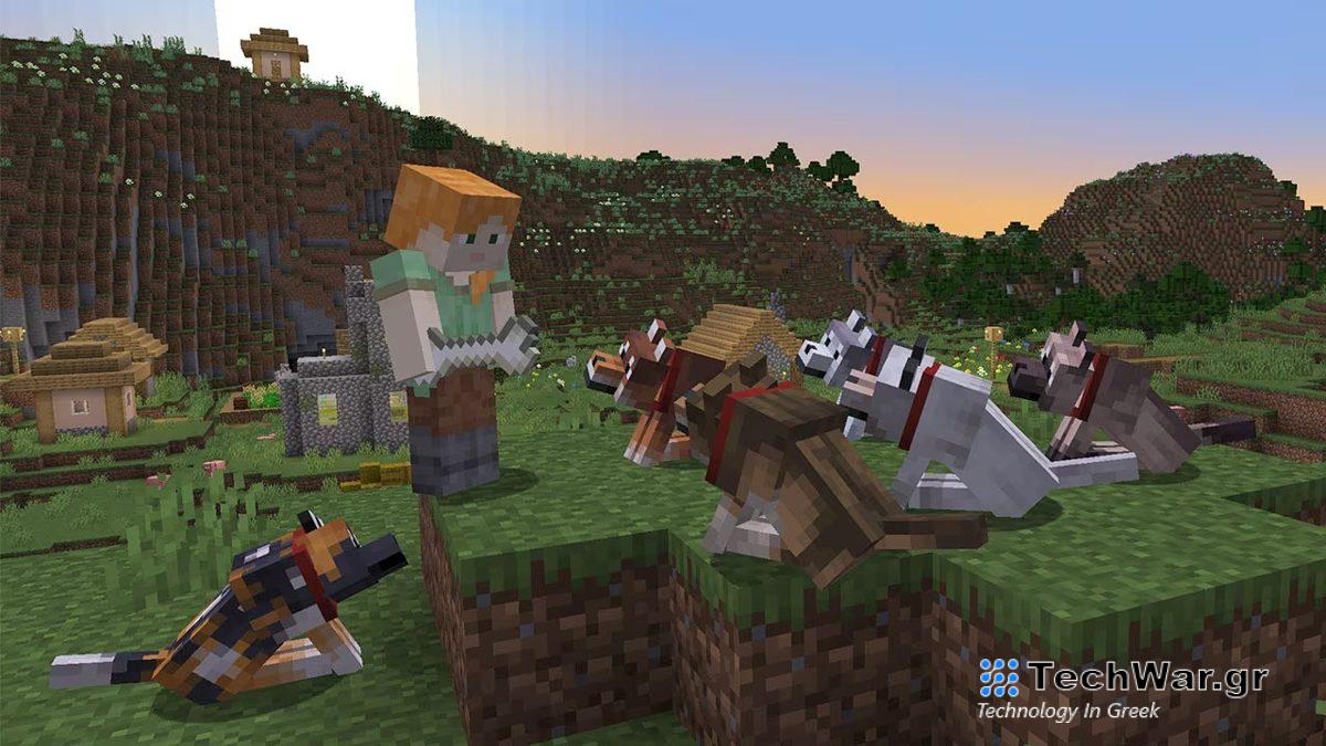 Περισσότεροι λύκοι προστίθενται στο Minecraft μετά από 10 χρόνια ζήτησης από τους παίκτες