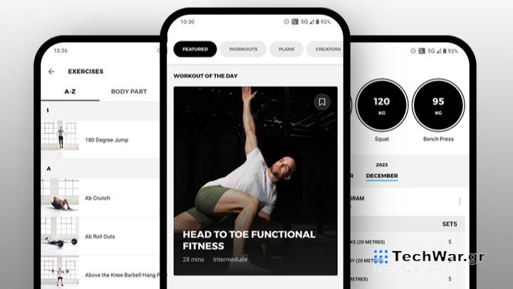 Gymshark Training app