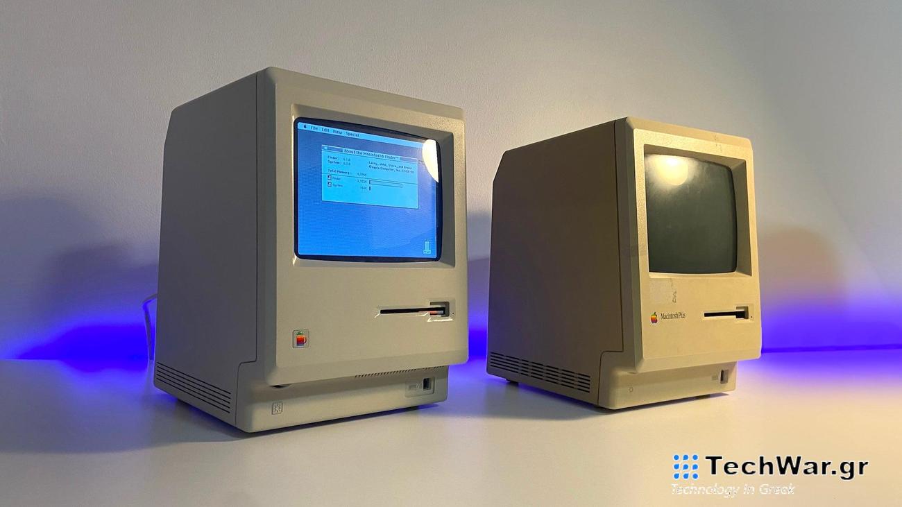 Brewintosh Plus next to original Mac Plus