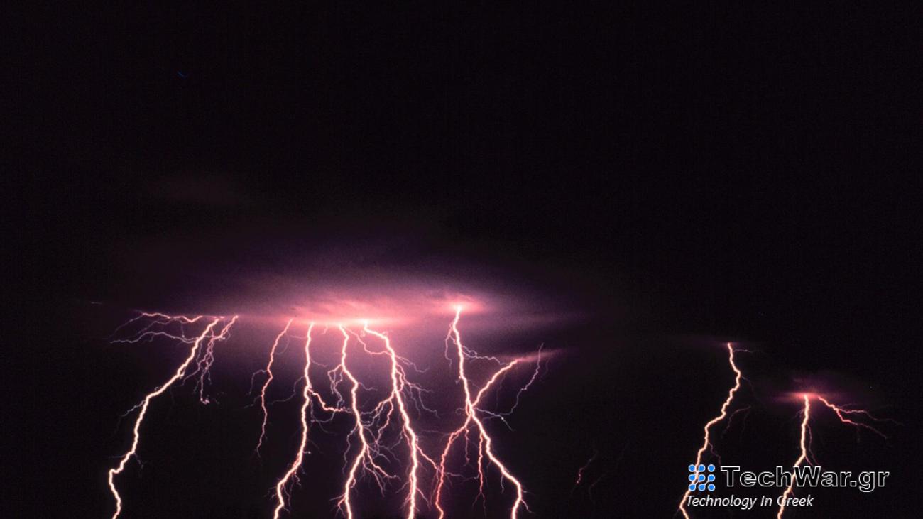 It depends on the type of atmosphere and how much lightning is happening.