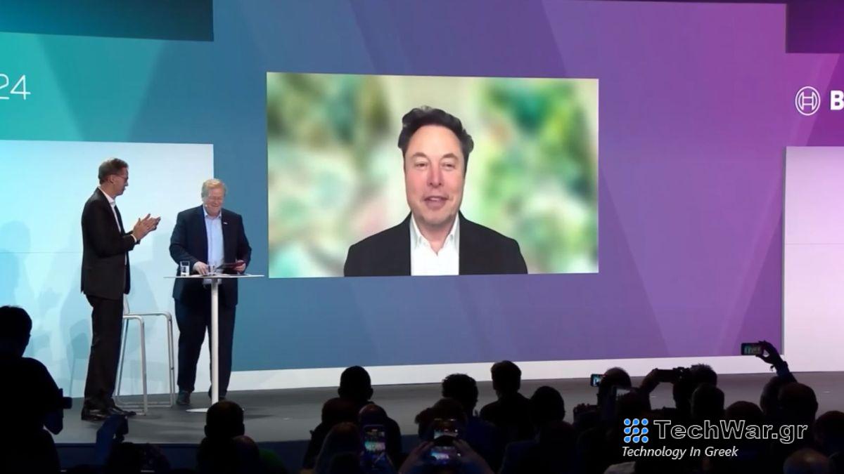 Elon Musk at the Bosch Connected World conference