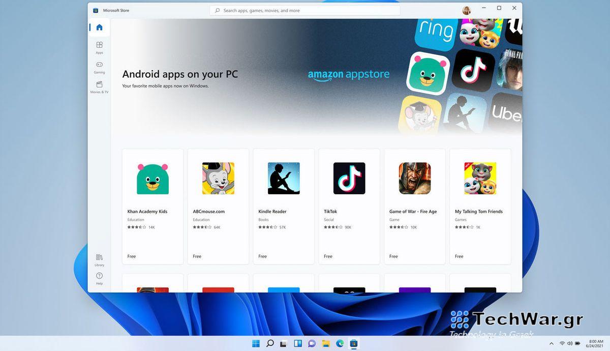 Windows 11 android apps