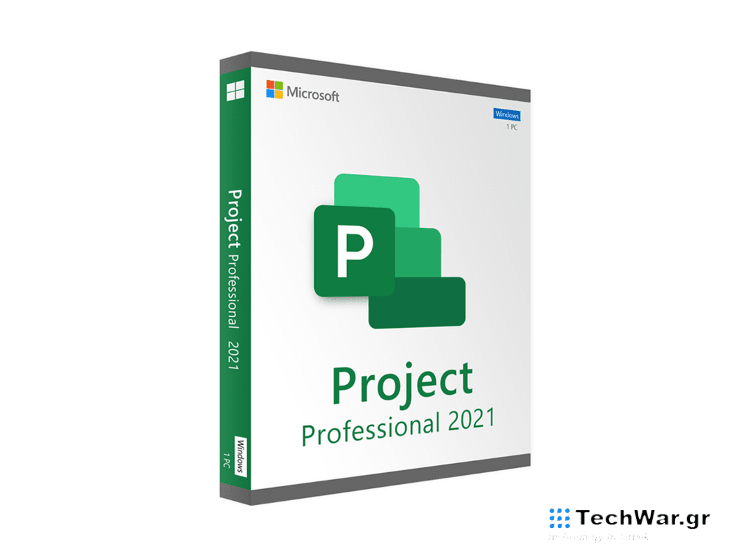 A box for Microsoft Project Professional 2021.