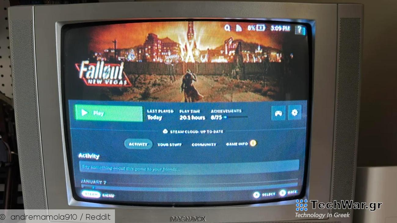 Μπορείτε να συνδέσετε το Steam Deck σας σε μια τηλεόραση CRT για μια ρετρό εμφάνιση