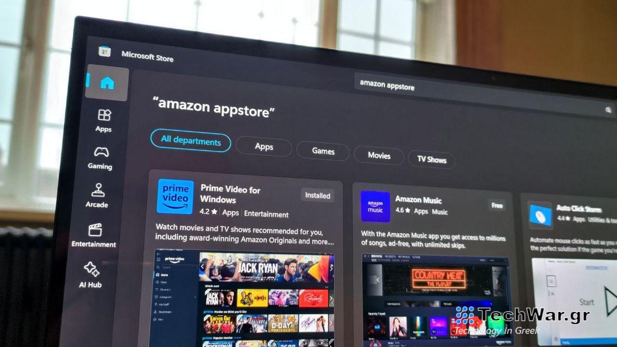 Amazon Appstore no longer appears in Microsoft Store