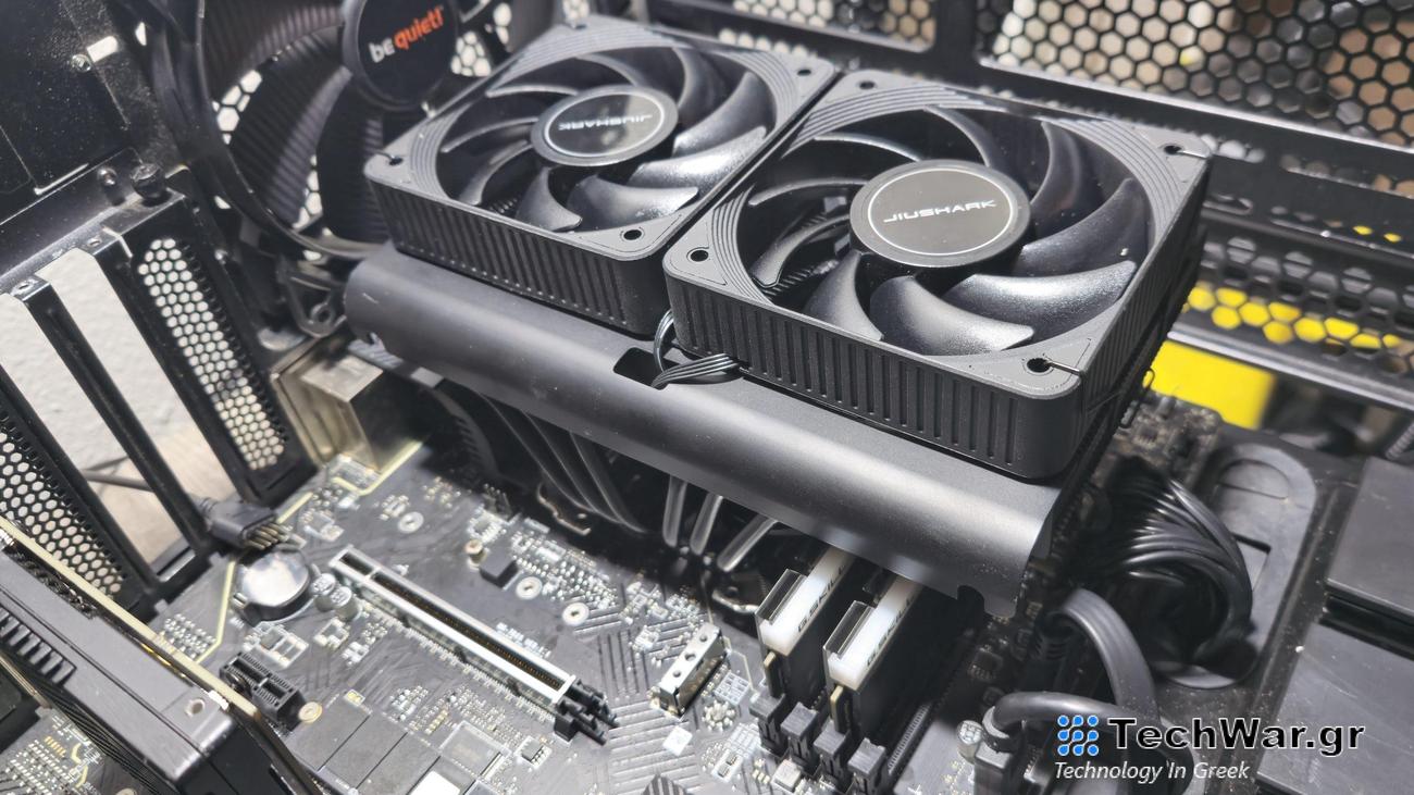 Jiushark JF13K Mini DIAMOND: Μοναδικός ψύκτης CPU από πάνω προς τα κάτω
