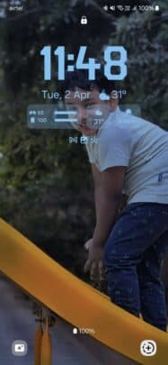 Samsung One UI 6.1 Lock Screen Shortcut Κάμερα Instagram