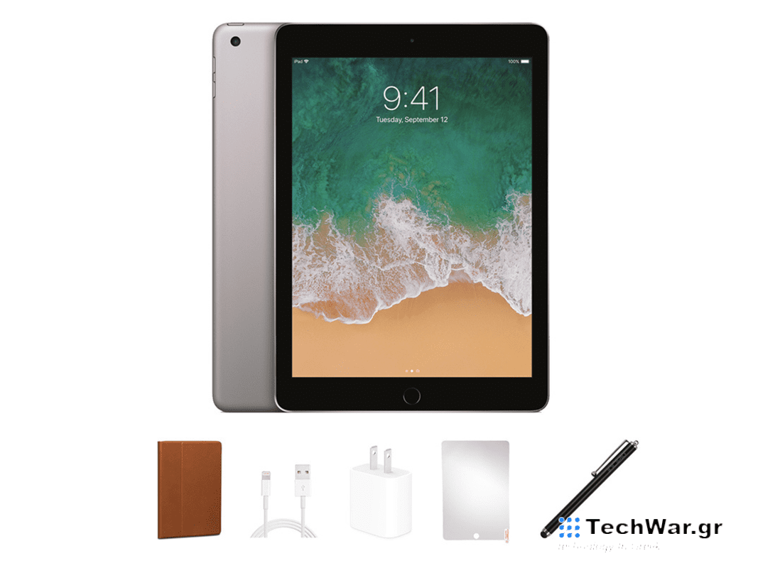 A refurbished 6th generation iPad on a plain background.