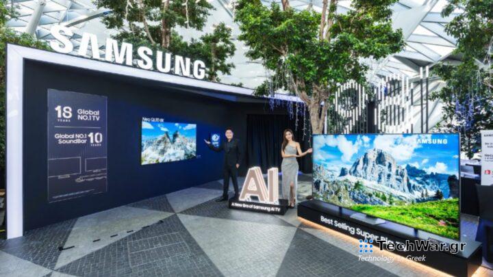 Samsung TV Experience Zone In Jewel Changi Airport At Singapore Changi Airport