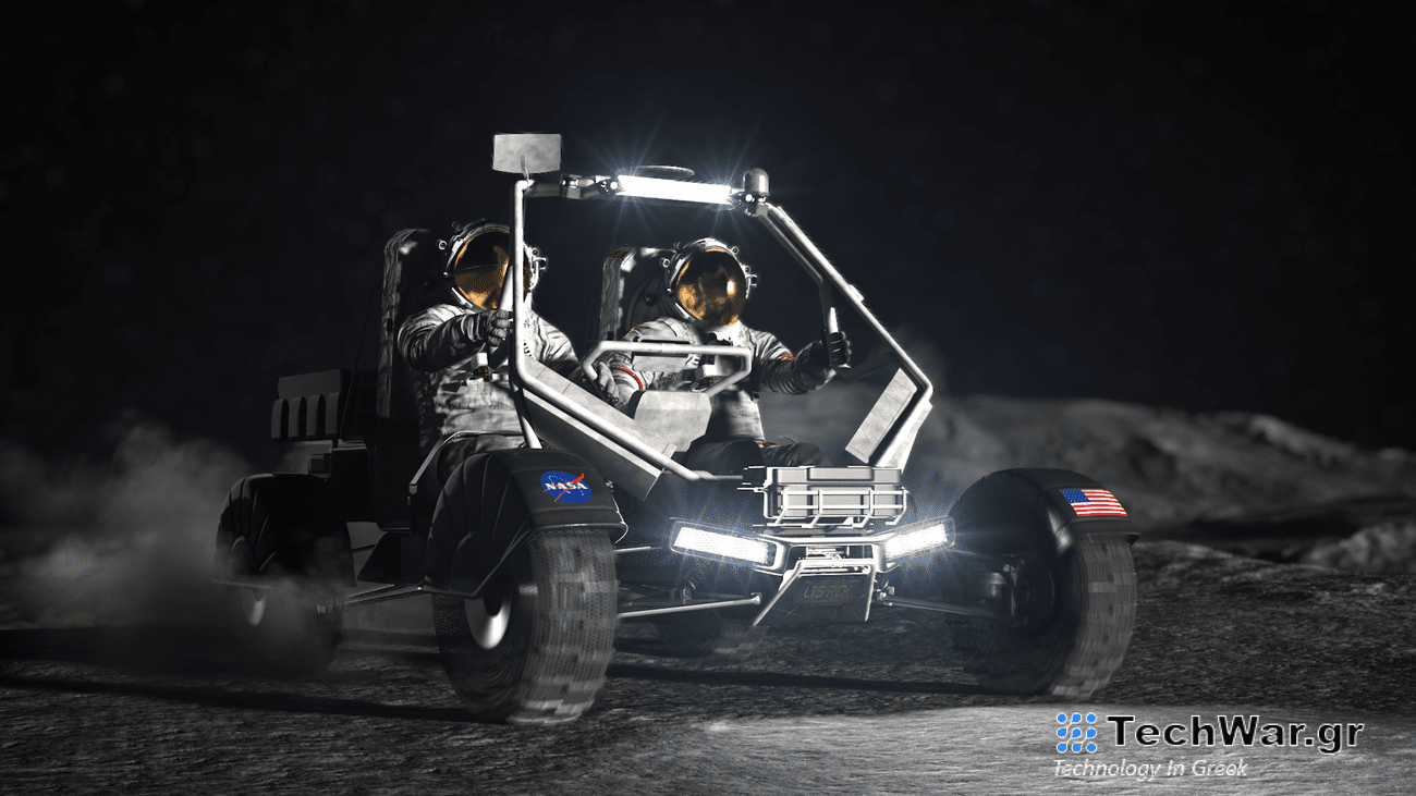 NASA Lunar Terrain Vehicle concept art