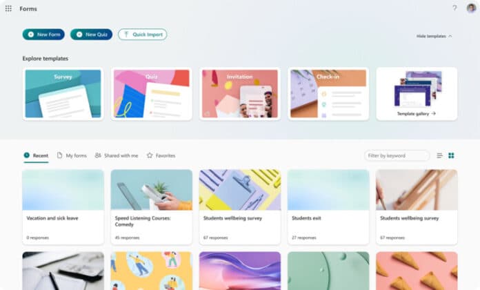microsoft forms