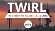 Λογότυπο TWIRL μπροστά από το Falcon Heavy