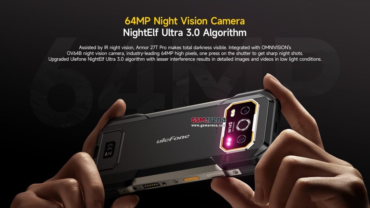 Εδώ είναι το Ulefone Armor 27T Pro με θερμική κάμερα και μπαταρία 10.600 mAh