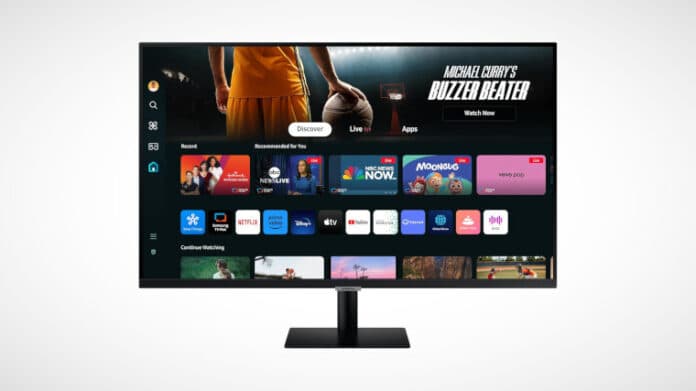 The Samsung M7 M70D smart monitor