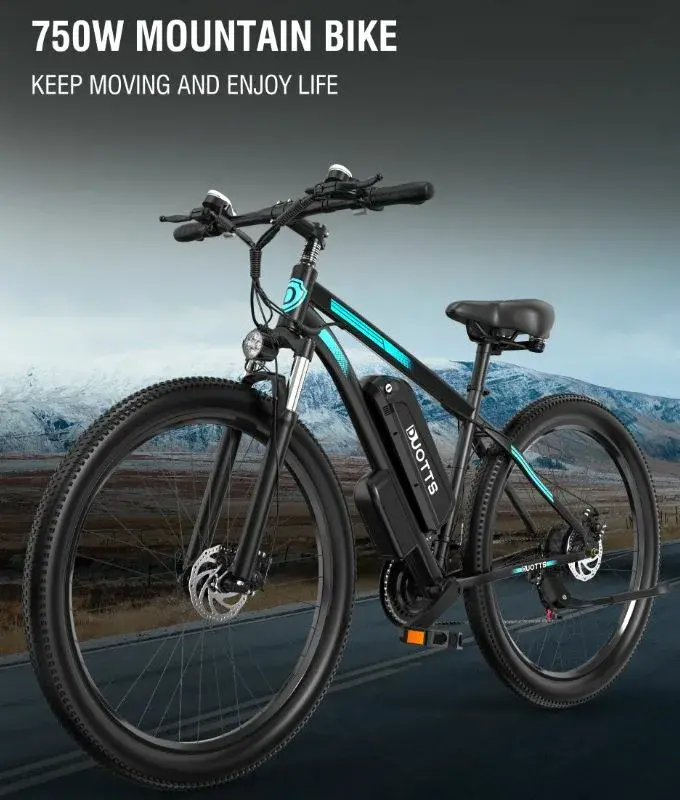 DUOTTS C29 - Όμορφο ηλεκτρικό ποδήλατο 750W με 29'' τροχούς και αυτονομία έως 100χλμ στα 745€!