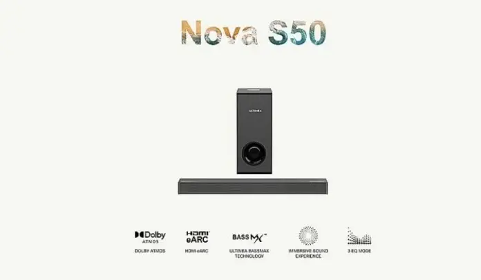 Ultimea Nova S50 - Απολαυστικός ήχος 2.1 με Dolby Atmos και 3D Surround στα 106€!