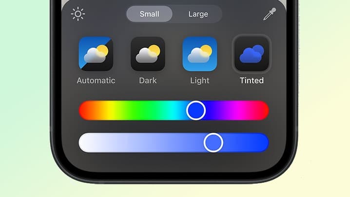 Η προσαρμογή της αρχικής οθόνης του iOS 18 διαθέτει δυνατότητα αλλαγής μεγέθους εικονιδίων εφαρμογών