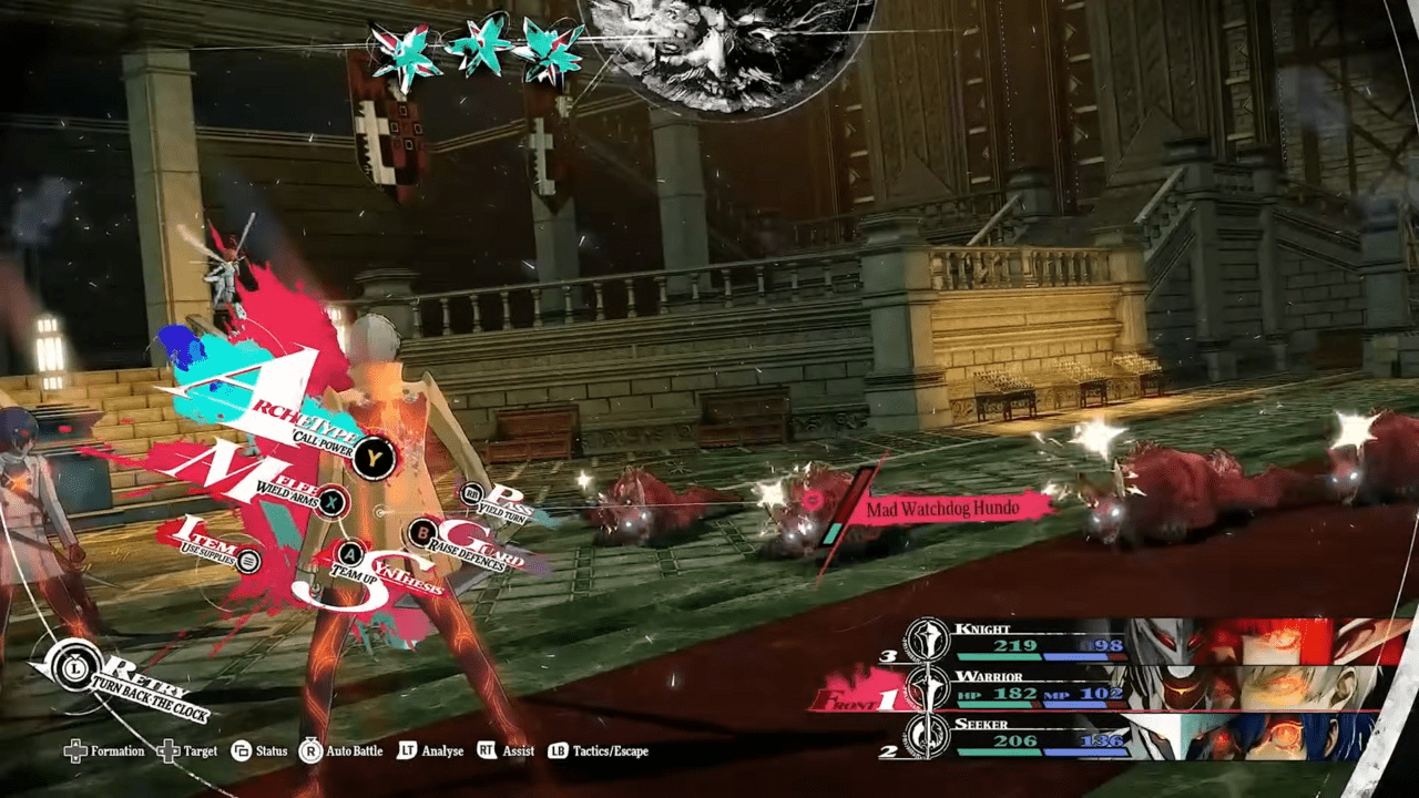Strohl engages in battle.