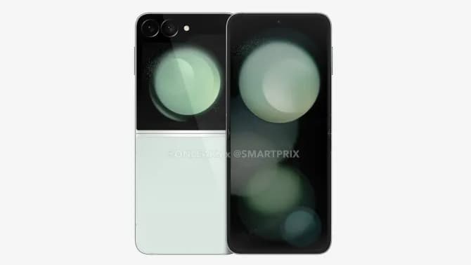 Ένα render του Samsung Galaxy Z Flip 6 που διέρρευσε