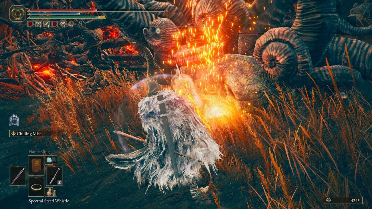 Το αδύναμο σημείο του Elden Ring Shadow of the Erdtree Furnace Golem