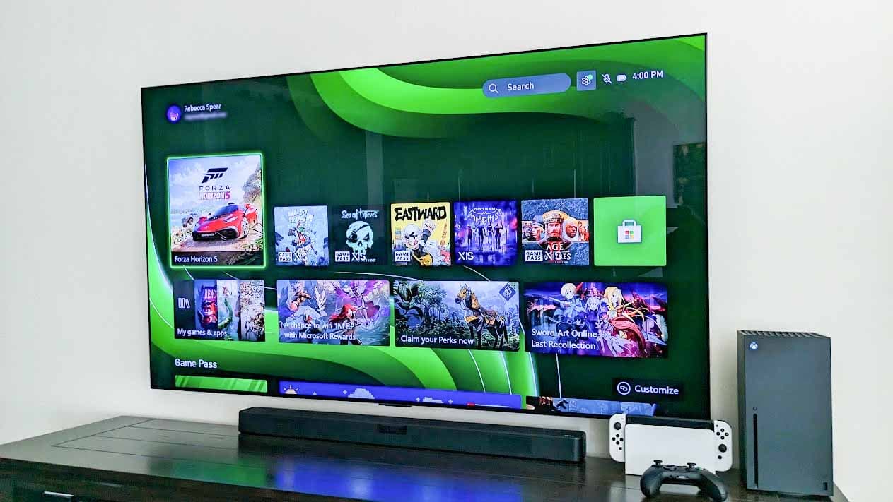 Τηλεόραση OLED Evo 65 ιντσών της σειράς C2 της LG.