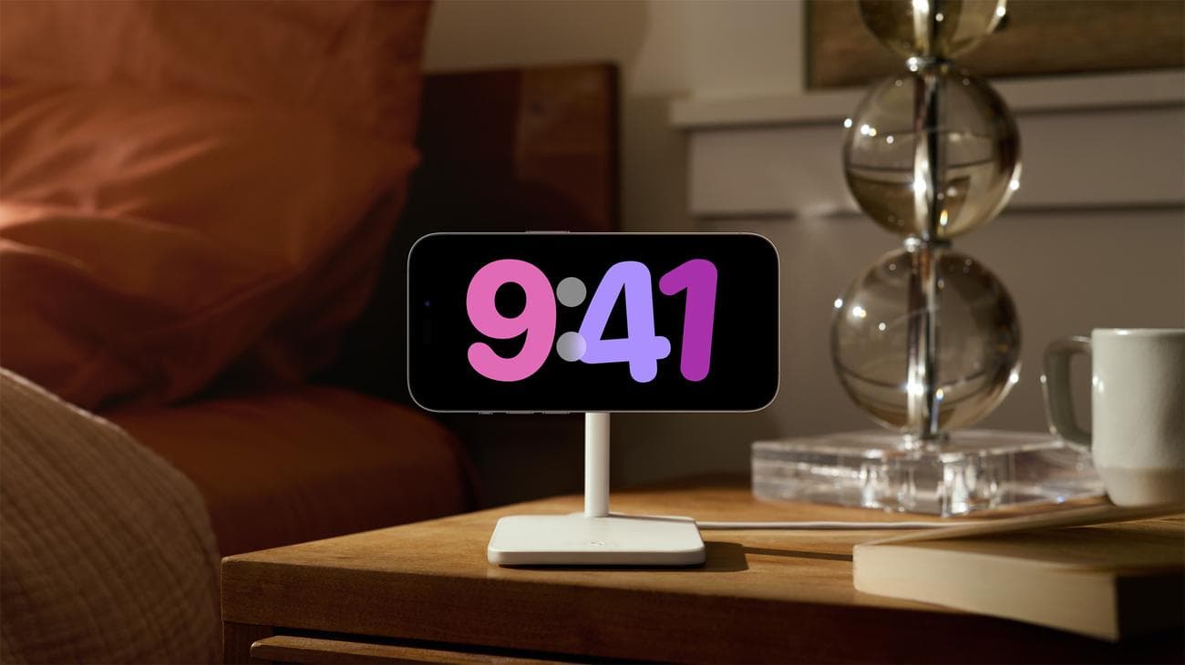 Εικόνα iOS 17 που δείχνει το StandBy