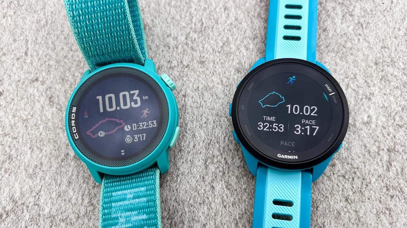 Coros Pace 3 εναντίον Garmin Forerunner 165